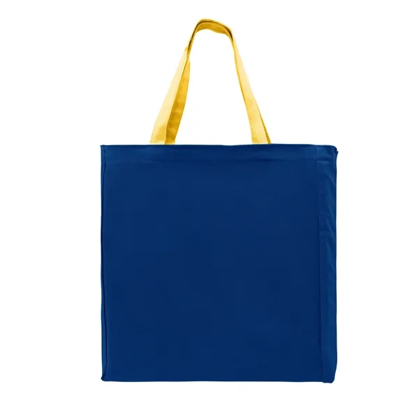 Union/USA Made durable 10 oz dyed cotton canvas tote with bound... from ASI 73775 Unionwear