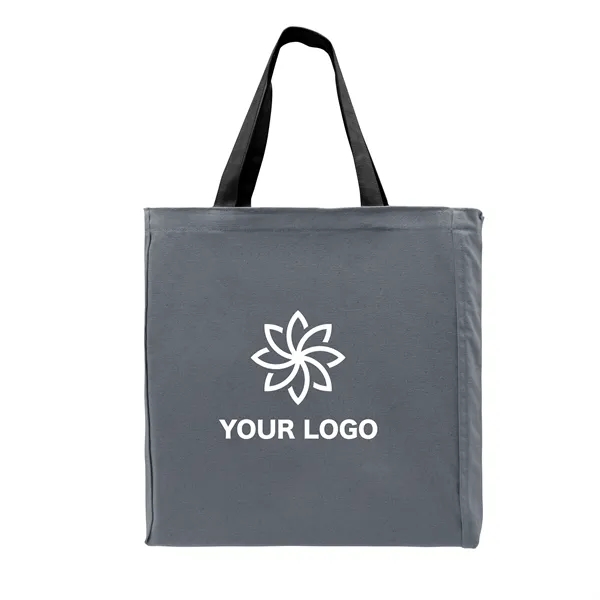 Union/USA Made durable 10 oz dyed cotton canvas tote with bound... from ASI 73775 Unionwear