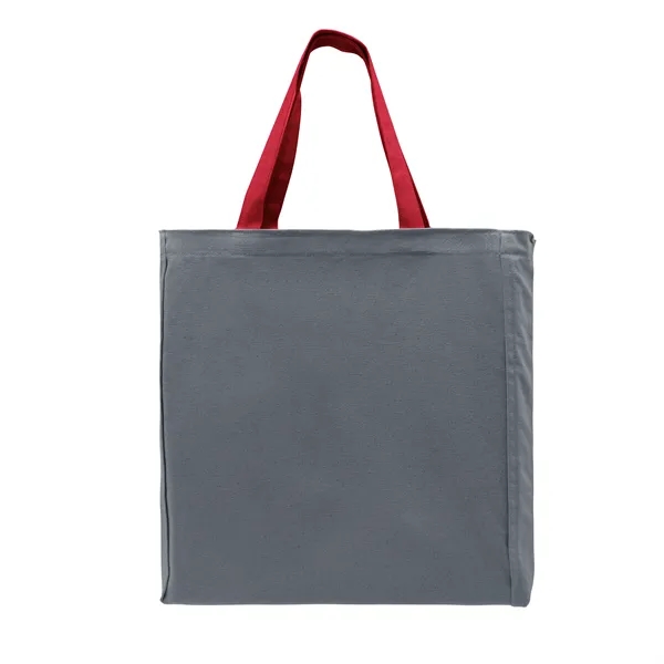 Union/USA Made durable 10 oz dyed cotton canvas tote with bound... from ASI 73775 Unionwear