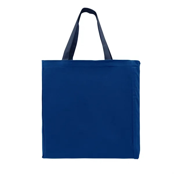 Union/USA Made durable 10 oz dyed cotton canvas tote with bound... from ASI 73775 Unionwear