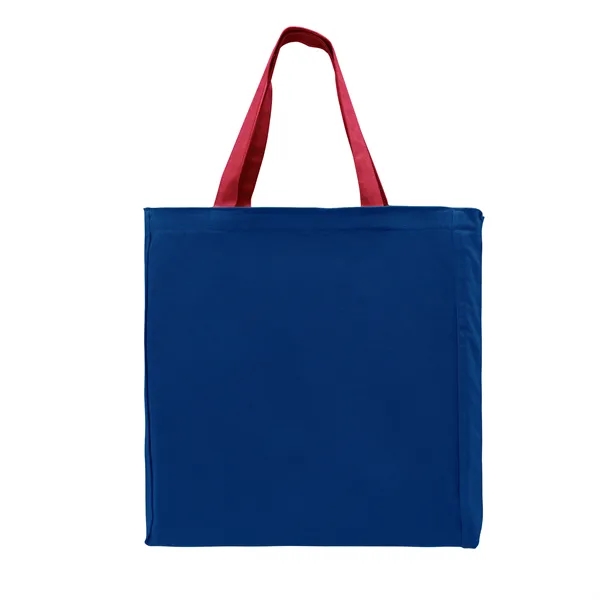 Union/USA Made durable 10 oz dyed cotton canvas tote with bound... from ASI 73775 Unionwear