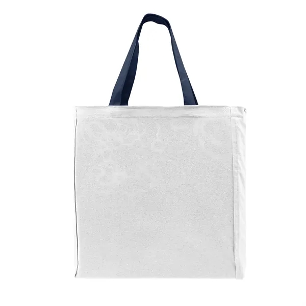Union/USA Made durable 10 oz dyed cotton canvas tote with bound... from ASI 73775 Unionwear