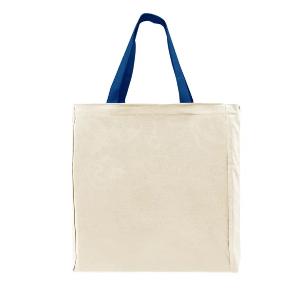 Union/USA Made durable 10 oz natural cotton canvas tote with bound... from ASI 73775 Unionwear