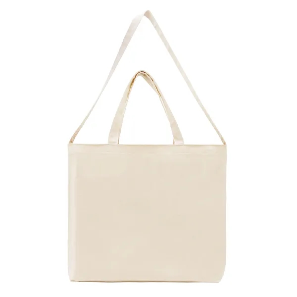Union/USA Made durable 10 oz natural cotton canvas tote with bound... from ASI 73775 Unionwear