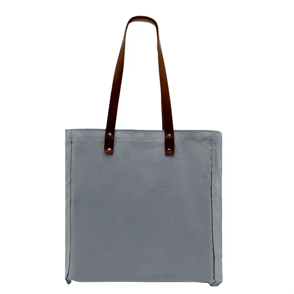 Union/USA Made durable 10 oz dyed cotton canvas tote with riveted... from ASI 73775 Unionwear