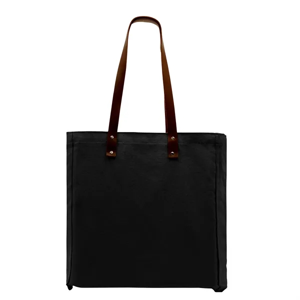 Union/USA Made durable 10 oz dyed cotton canvas tote with riveted... from ASI 73775 Unionwear