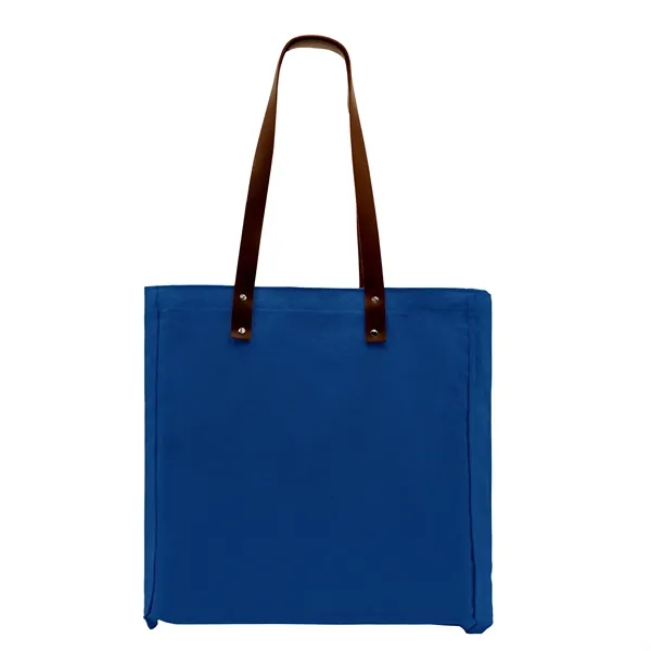 Union/USA Made durable 10 oz dyed cotton canvas tote with riveted... from ASI 73775 Unionwear