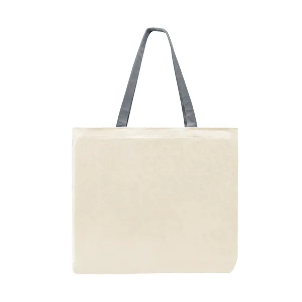 Union/USA Made 7 oz natural cotton canvas T-bottom tote with self... from ASI 73775 Unionwear