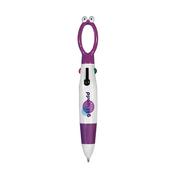 Googly-eyed 4-color Pen, Full Color Digital... from ASI 30270 Aakron Line