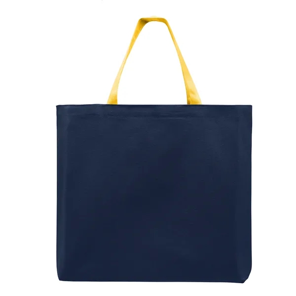 Union/USA Made durable 10 oz dyed cotton canvas T-bottom tote with... from ASI 73775 Unionwear