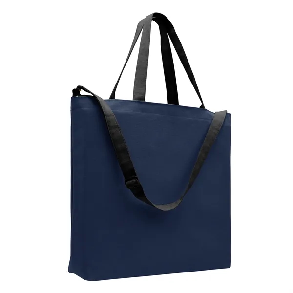 Union/USA Made durable 10 oz dyed cotton canvas T-bottom tote with... from ASI 73775 Unionwear