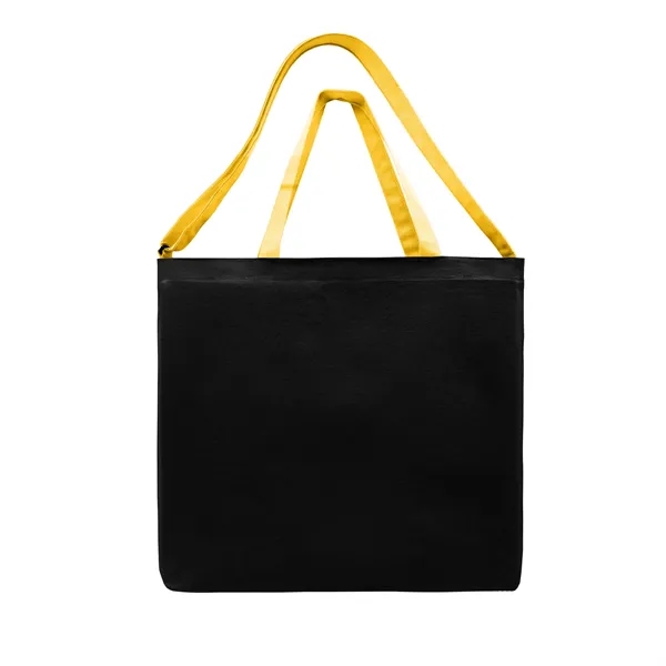 Union/USA Made durable 10 oz dyed cotton canvas T-bottom tote with... from ASI 73775 Unionwear