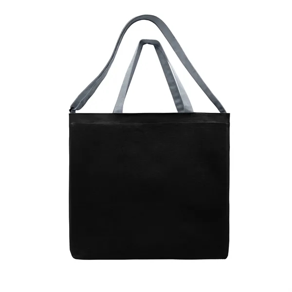 Union/USA Made durable 10 oz dyed cotton canvas T-bottom tote with... from ASI 73775 Unionwear