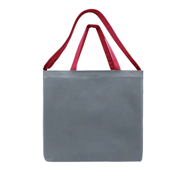 Union/USA Made durable 10 oz dyed cotton canvas T-bottom tote with... from ASI 73775 Unionwear
