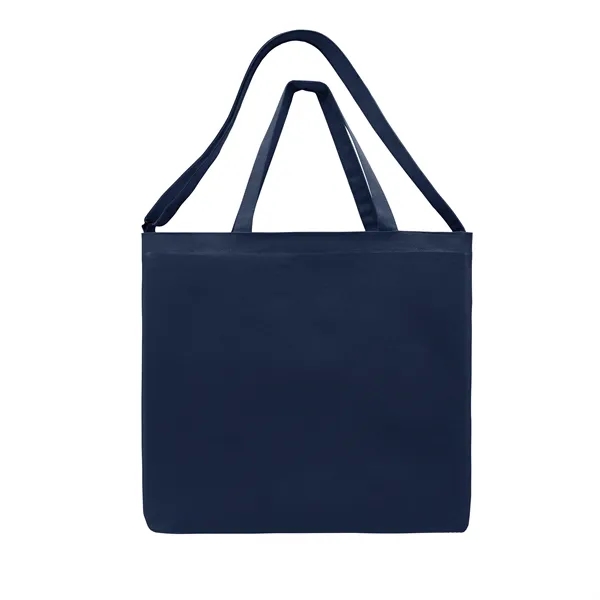 Union/USA Made durable 10 oz dyed cotton canvas T-bottom tote with... from ASI 73775 Unionwear