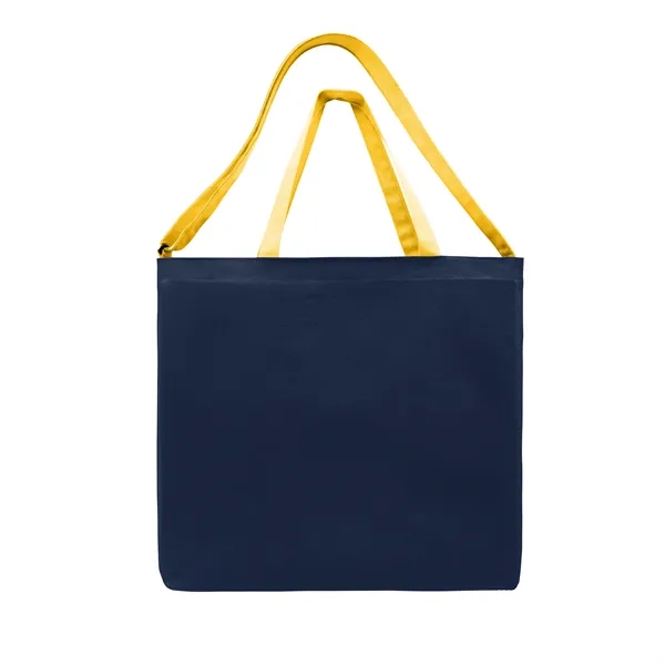 Union/USA Made durable 10 oz dyed cotton canvas T-bottom tote with... from ASI 73775 Unionwear