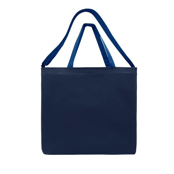 Union/USA Made durable 10 oz dyed cotton canvas T-bottom tote with... from ASI 73775 Unionwear