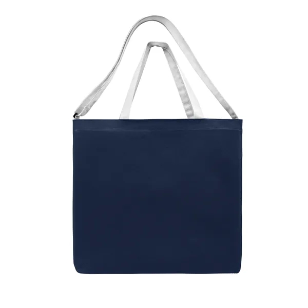 Union/USA Made durable 10 oz dyed cotton canvas T-bottom tote with... from ASI 73775 Unionwear