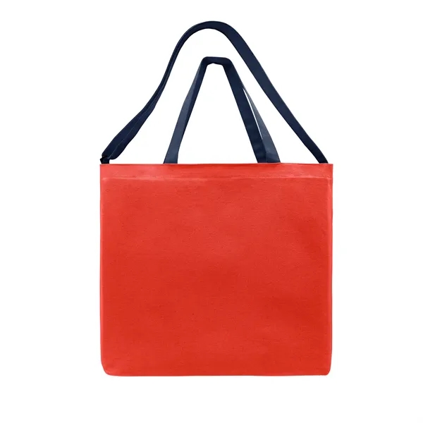 Union/USA Made durable 10 oz dyed cotton canvas T-bottom tote with... from ASI 73775 Unionwear