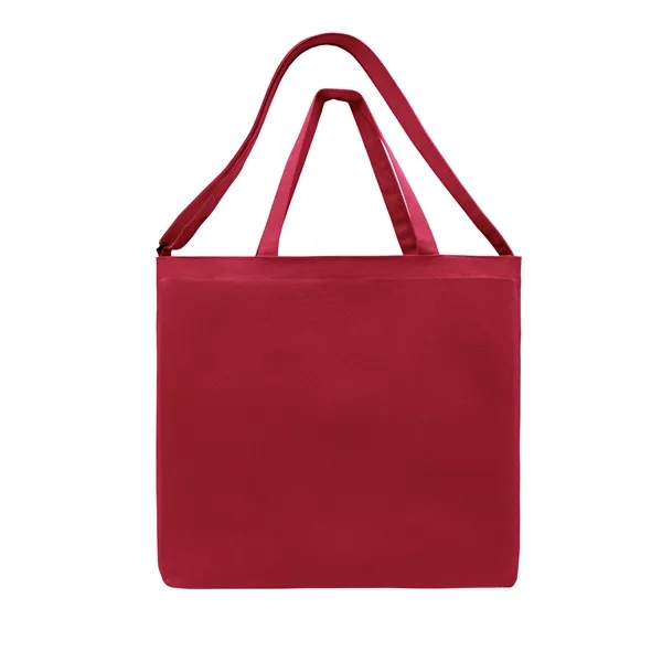 Union/USA Made durable 10 oz dyed cotton canvas T-bottom tote with... from ASI 73775 Unionwear