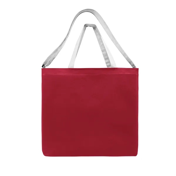 Union/USA Made durable 10 oz dyed cotton canvas T-bottom tote with... from ASI 73775 Unionwear