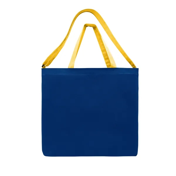 Union/USA Made durable 10 oz dyed cotton canvas T-bottom tote with... from ASI 73775 Unionwear