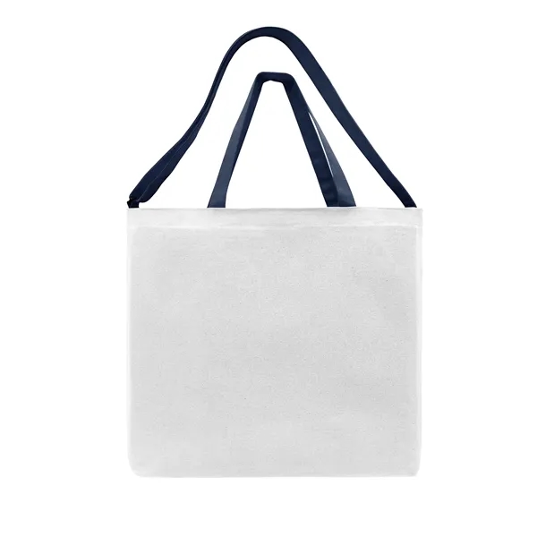 Union/USA Made durable 10 oz dyed cotton canvas T-bottom tote with... from ASI 73775 Unionwear