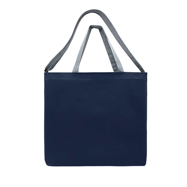 Union/USA Made durable 10 oz dyed cotton canvas tote with T-bottom... from ASI 73775 Unionwear