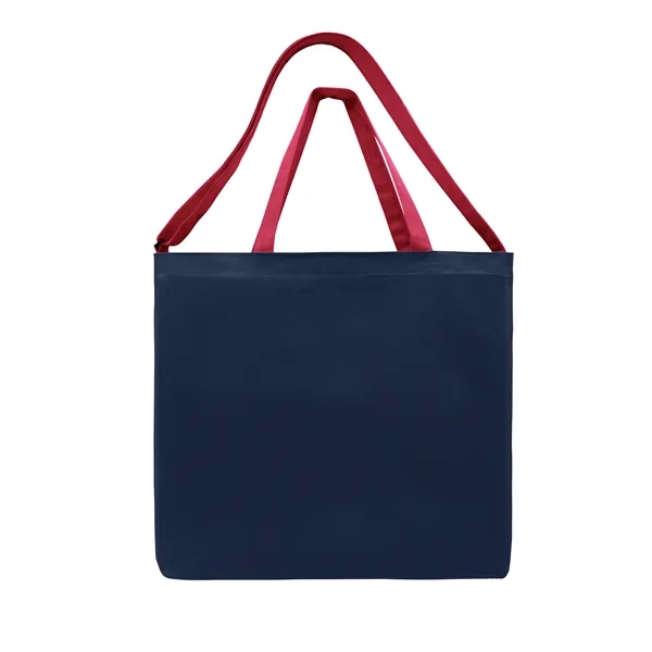 Union/USA Made durable 10 oz dyed cotton canvas tote with T-bottom... from ASI 73775 Unionwear