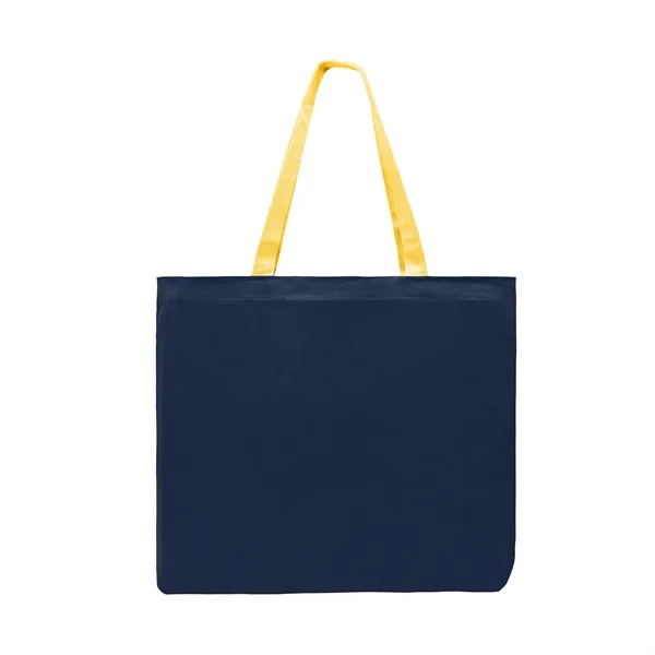 Union/USA Made durable 10 oz dyed cotton canvas T-bottom tote with... from ASI 73775 Unionwear