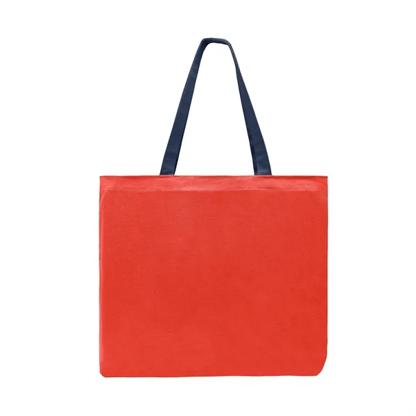 Union/USA Made durable 10 oz dyed cotton canvas T-bottom tote with... from ASI 73775 Unionwear