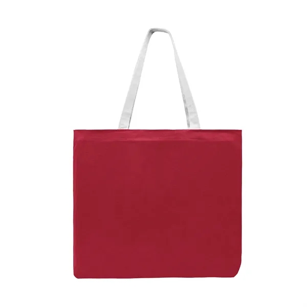 Union/USA Made durable 10 oz dyed cotton canvas T-bottom tote with... from ASI 73775 Unionwear