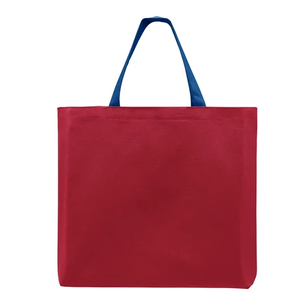 Union/USA Made 10 oz dyed cotton canvas T-bottom tote with self... from ASI 73775 Unionwear