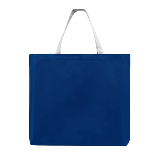 Union/USA Made 10 oz dyed cotton canvas T-bottom tote with self... from ASI 73775 Unionwear