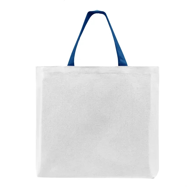 Union/USA Made 10 oz dyed cotton canvas T-bottom tote with self... from ASI 73775 Unionwear