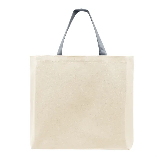 Union/USA Made 10 oz natural cotton canvas T-bottom tote with self... from ASI 73775 Unionwear