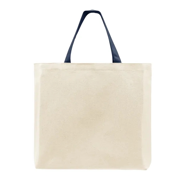 Union/USA Made 10 oz natural cotton canvas T-bottom tote with self... from ASI 73775 Unionwear