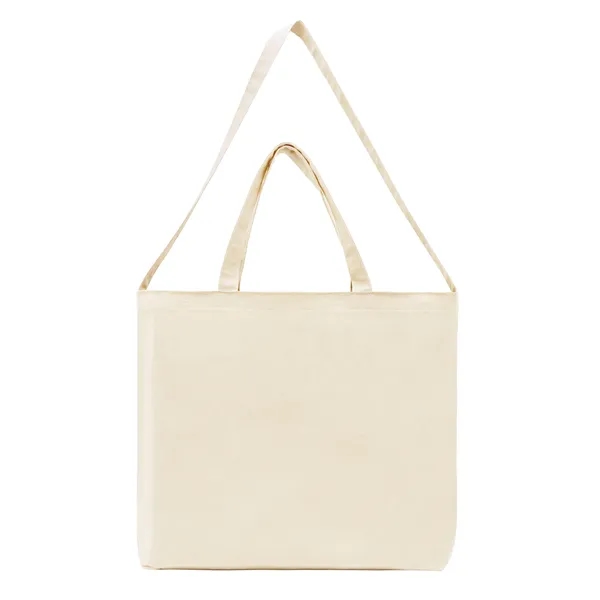 Union/USA Made durable 10 oz natural cotton canvas tote with T-bottom... from ASI 73775 Unionwear