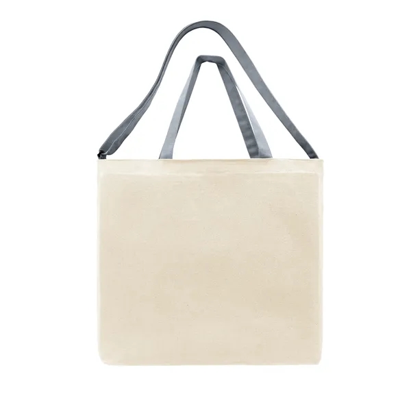 Union/USA Made durable 10 oz natural cotton canvas tote with T-bottom... from ASI 73775 Unionwear