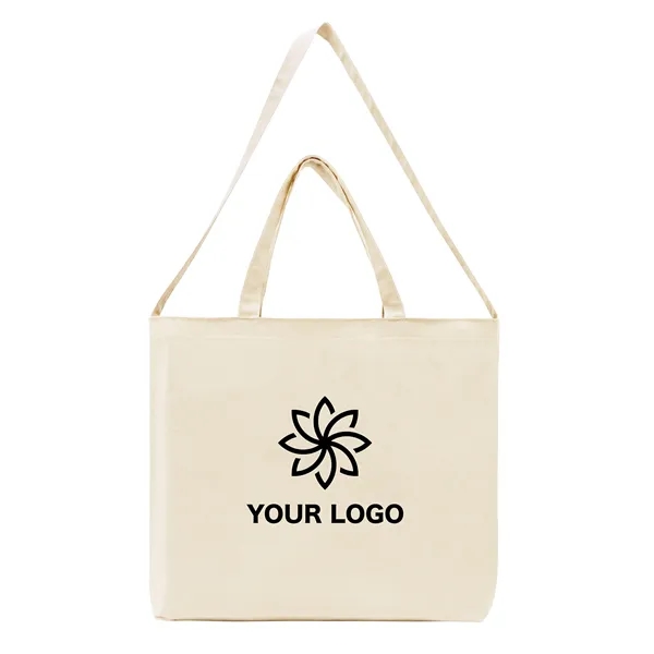 Union/USA Made durable 10 oz natural cotton canvas tote with T-bottom... from ASI 73775 Unionwear