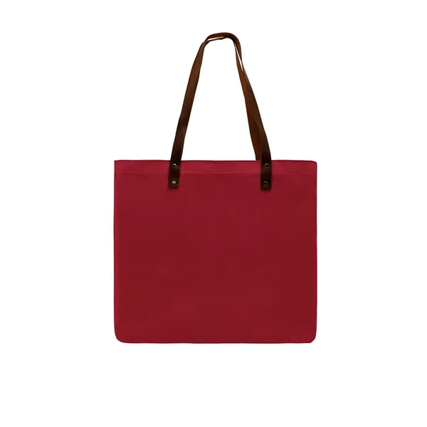 Union/USA Made durable 10 oz dyed cotton canvas tote with riveted... from ASI 73775 Unionwear