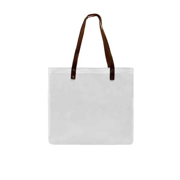 Union/USA Made durable 10 oz dyed cotton canvas tote with riveted... from ASI 73775 Unionwear