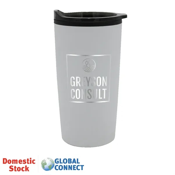 Halcyon 20 oz. Niagara Tumbler with Stainless Straw/Flip Top... from ASI 30270 Aakron Line