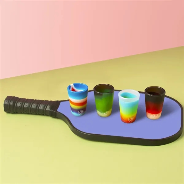 Custom 1.5 oz silicone shot glass featuring vibrant color options and... from ASI 38120 Ball Pro / Diversified Quality Kitchenware