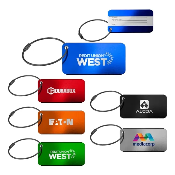Metal Luggage Tag... from ASI 30208 A P Specialties / AP Specialties