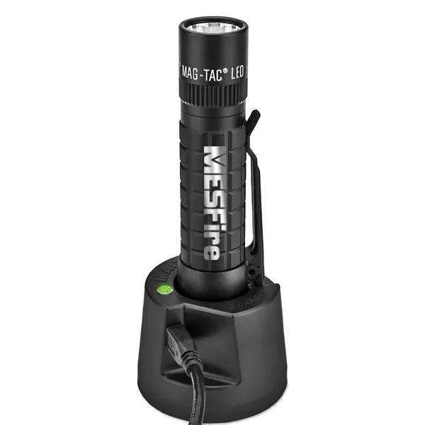 MAG-TAC LED Rechargeable Flashlight, Laser Engraved... from ASI 30270 Aakron Line