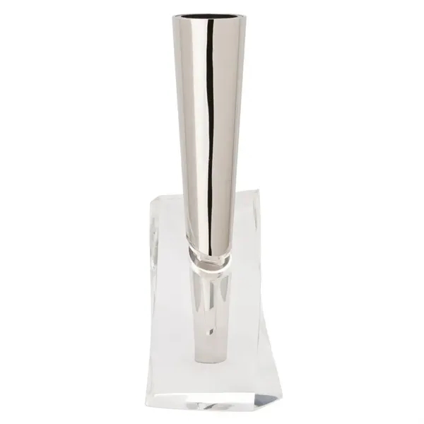 Glacier Vase Chrome & Acrylic Vase... from ASI 67866 Logomark/Valumark