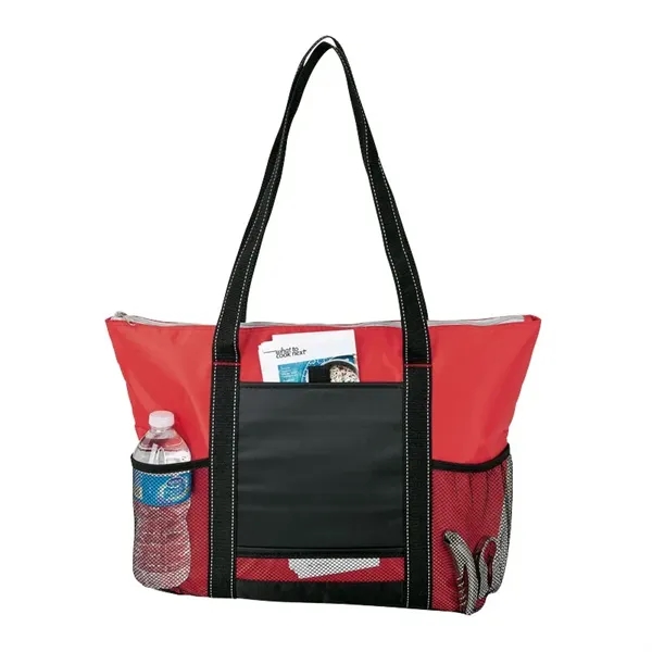 6" x 13.5" x 15" cooler tote with PEVA lining; includes... from ASI 67866 Logomark/Valumark