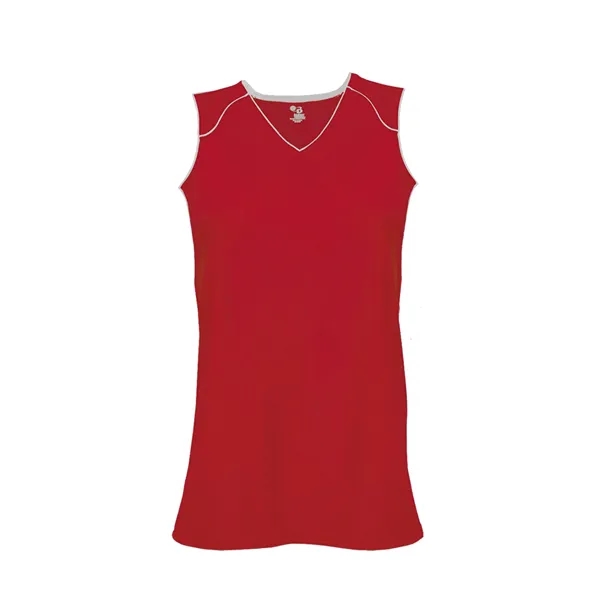 The Adrenaline Ladies' Jersey is made from 100% polyester moisture-management fabric.... from ASI 37461 Augusta Sportswear
