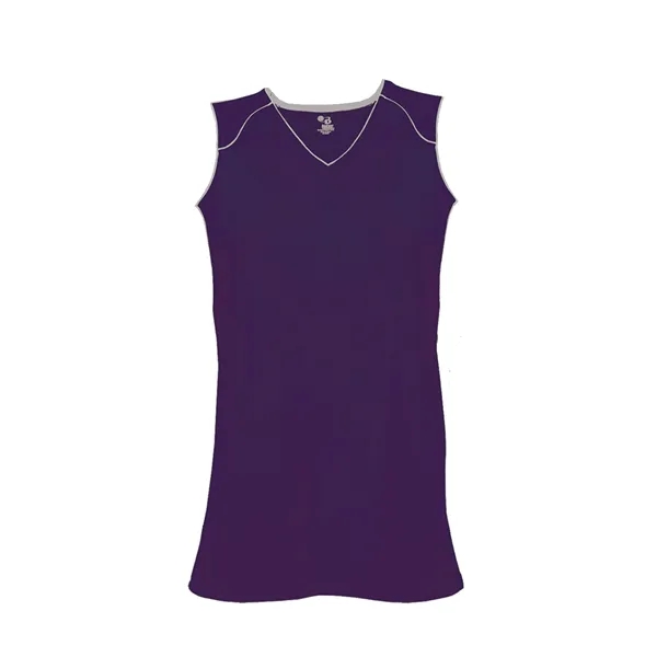 The Adrenaline Ladies' Jersey is made from 100% polyester moisture-management fabric.... from ASI 37461 Augusta Sportswear
